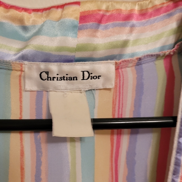 Vintage 80's Christian Dior Robe - Picture 2 of 9